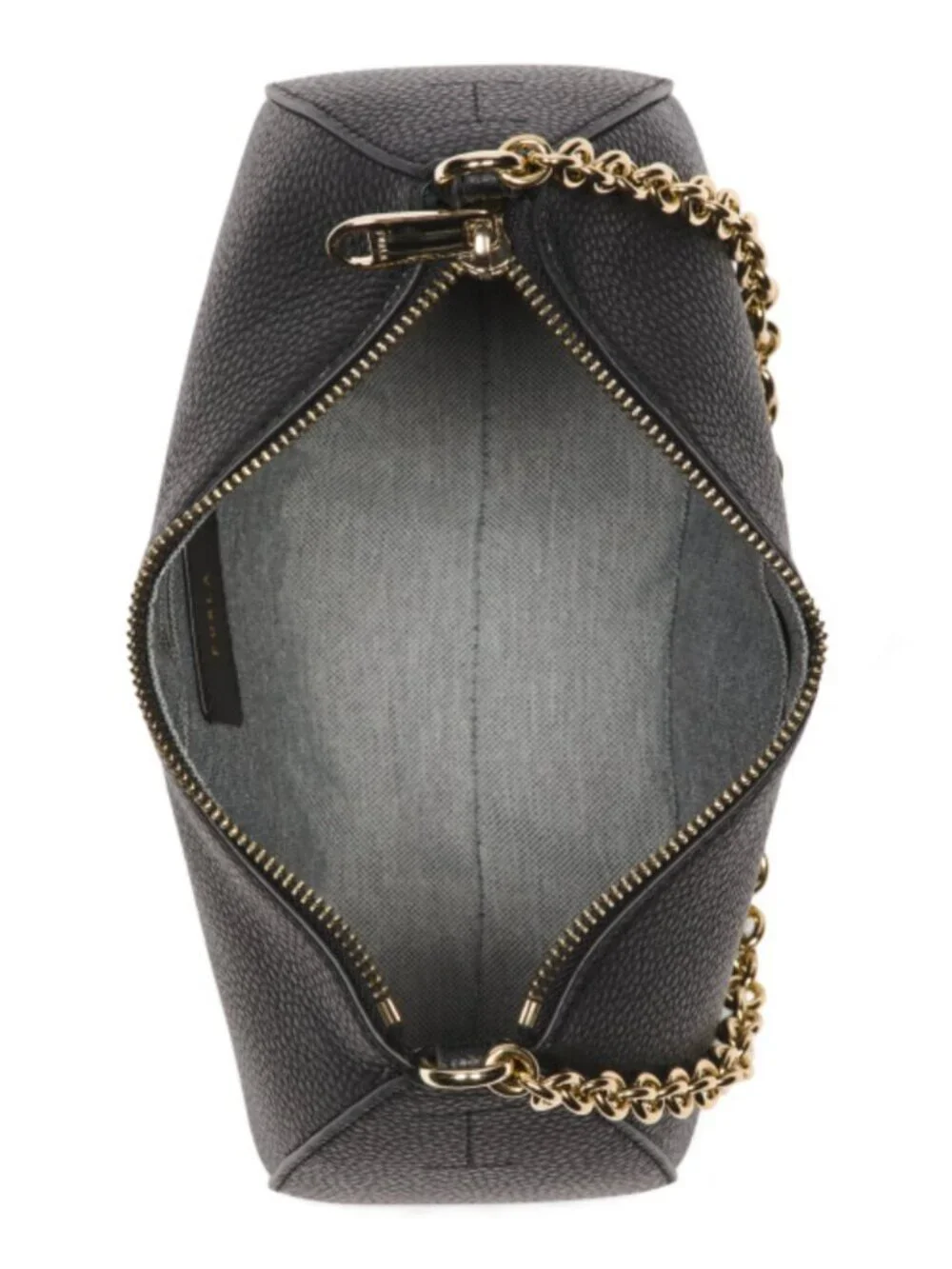 FURLA Leather Petunia Mini Crossbody With Chain Carry Handle